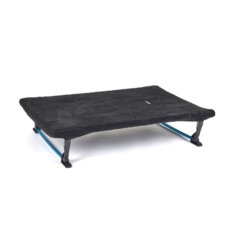 Dog Cot Large / Black Fleece