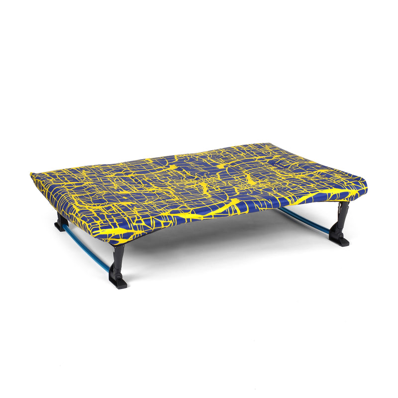 Dog Cot Large / Black + Flowline